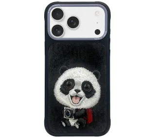 Nimmy Big Eyed Pet 2.0 Panda do iPhone 17 Pro Max Czarny