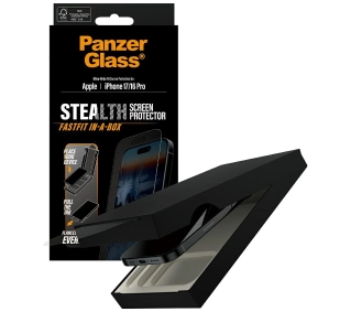 PanzerGlass Stealth Ultra-Wide Fit Fastfit do iPhone 17 / 16 Pro