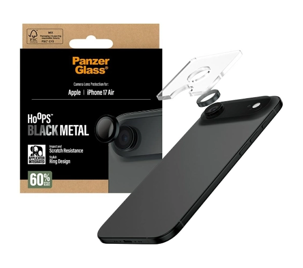 PanzerGlass Hoops do iPhone Air Czarny