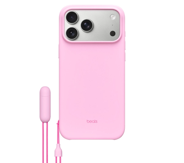 Beats Kickstand Case z MagSafe i panelem Sterowanie aparatem do iPhone 17 Pro Max Opalowy różowy