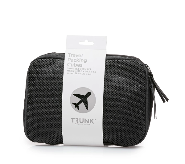 Trunk Travel Packing Cubes 3szt. Czarny