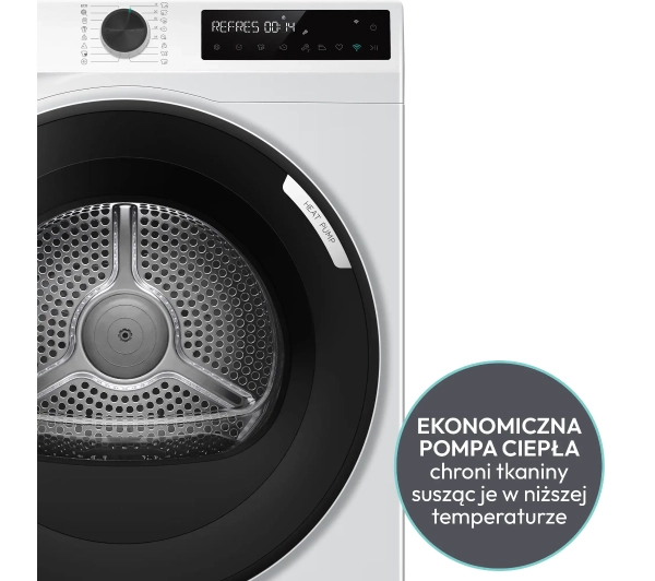 Candy ProDry 500 Slim BRS 7N2BX-S Funkcje AI 46,0cm 7kg Zdalne sterowanie - Kup na Raty - RRSO 0%