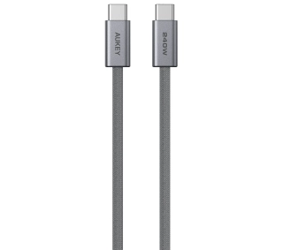 Aukey CB-DCC241 USB-C 1.0m 240W Grafitowy