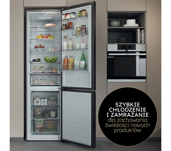 Haier HDPR1620ANPK No Frost 205cm Komora świeżości Zdalne Sterowanie Inox - Kup na Raty - RRSO 0%
