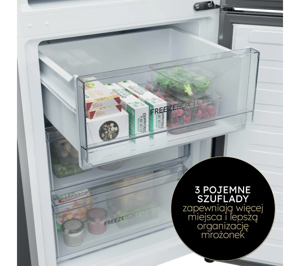 Haier HDPR1620ANPK No Frost 205cm Komora świeżości Zdalne Sterowanie Inox - Kup na Raty - RRSO 0%