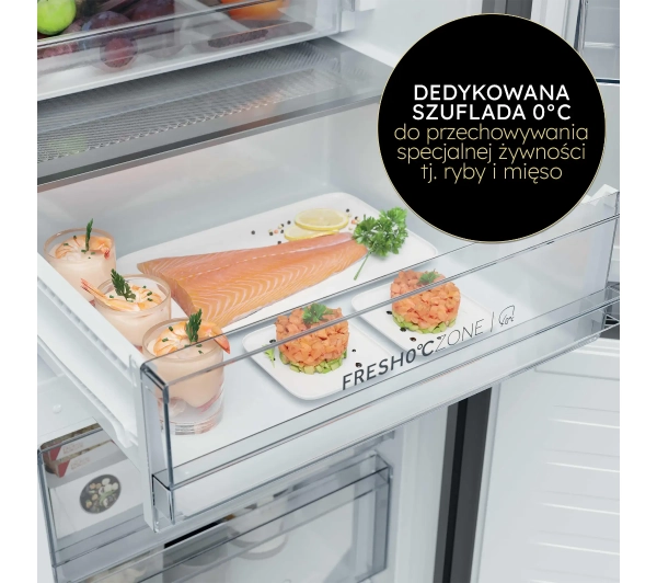 Haier HDPR1620ANPK No Frost 205cm Komora świeżości Zdalne Sterowanie Inox - Kup na Raty - RRSO 0%