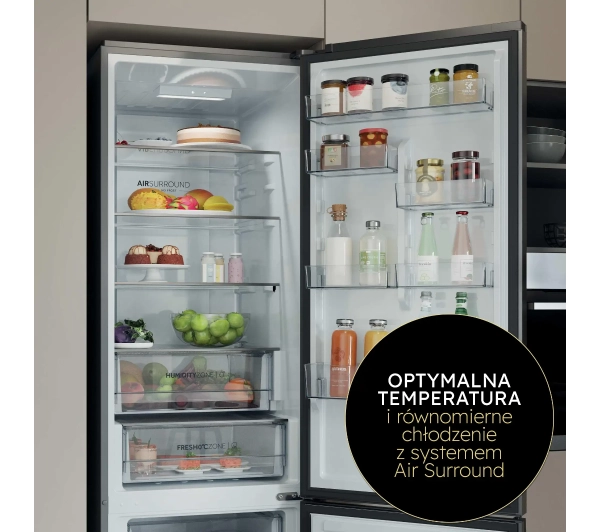 Haier HDPR1620ANPK No Frost 205cm Komora świeżości Zdalne Sterowanie Inox - Kup na Raty - RRSO 0%