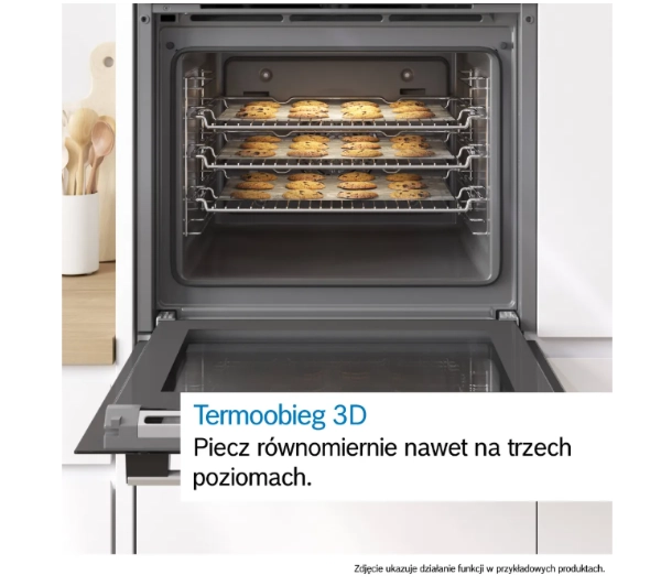 Bosch Serie 6 HBG537FB4 Termoobieg Czarny - Kup na Raty - RRSO 0%