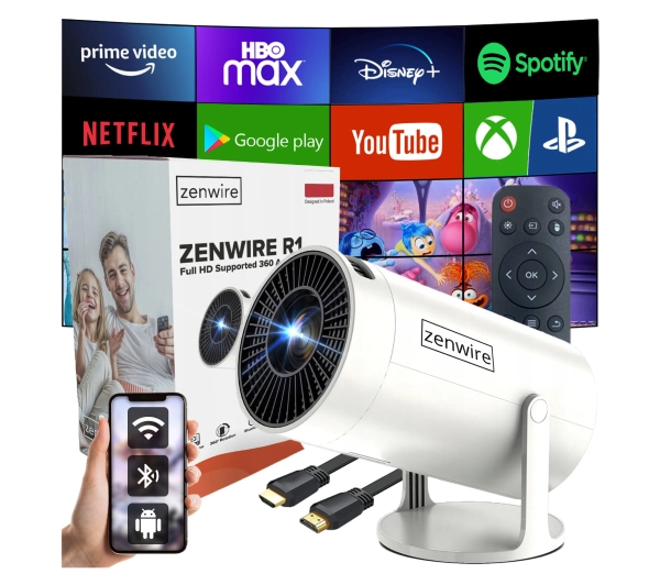 Zenwire KPROR1 LED HD Ready Wi-Fi Bluetooth Android - ⚡ BESTSELLERY ⚡