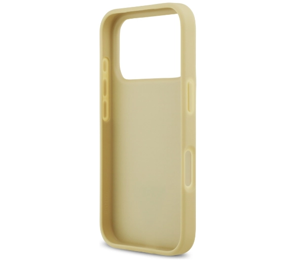 Guess Rhinestone Triangle Logo do iPhone 17 Pro złoty