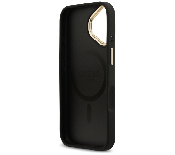 Guess 4G Stripe MagSafe do iPhone 17 czarny