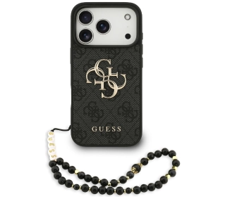 Guess 4G Strap 4G Classic Logo do iPhone 17 Pro czarny