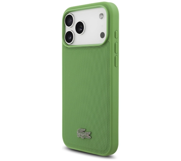Lacoste Petit Pique Lacquer Logo MagSafe do iPhone 17 Pro Max estragon