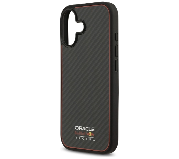 Red Bull Racing Kevlar Logo Matt MagSafe do iPhone 17 czarny