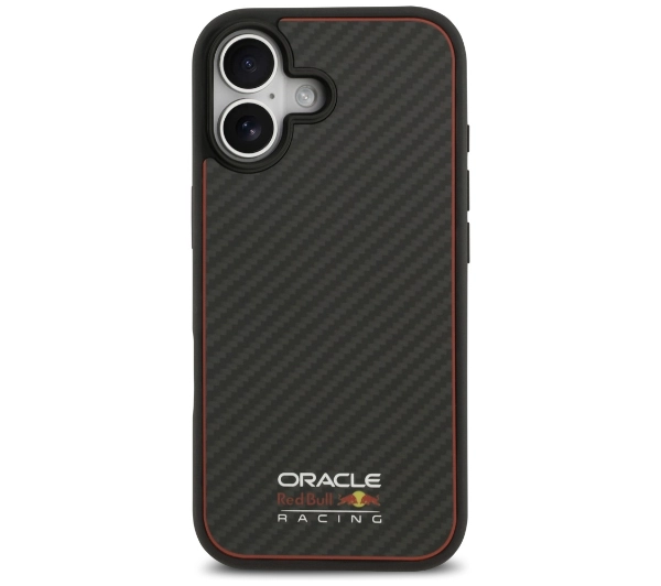 Red Bull Racing Kevlar Logo Matt MagSafe do iPhone 17 czarny