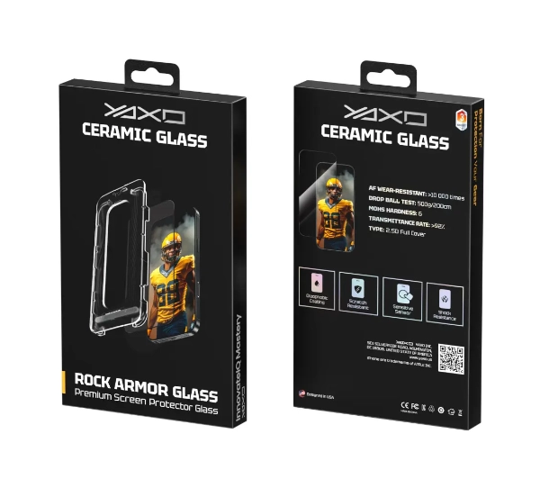 Yaxo Rock Armor Glass do iPhone 17 Pro Max