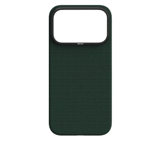 Yaxo Aramid Fiber Ultra Slim Case MagSafe iPhone 17 Pro Max Ciemnozielony