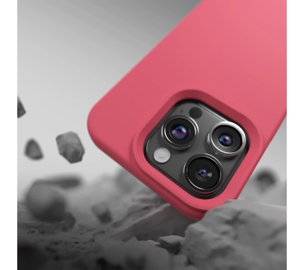 Etteri Silicone Case do iPhone 15 Pro Malinowy