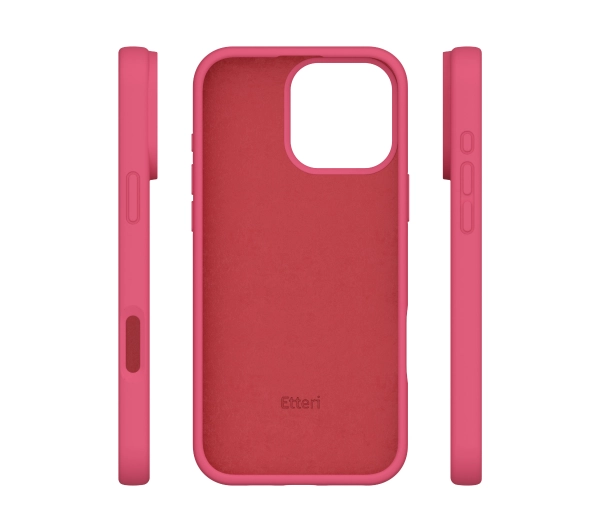 Etteri Silicone Case do iPhone 16 Pro Max Malinowy