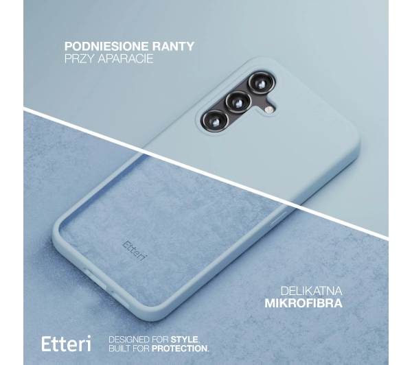 Etteri Silicone Case do Galaxy S25 Plus Niebieski