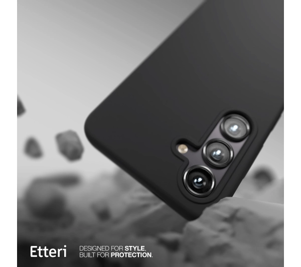 Etteri Silicone Mag Case do Galaxy S25 Edge Czarny - ⚡ EURO HIT CENOWY! ⚡