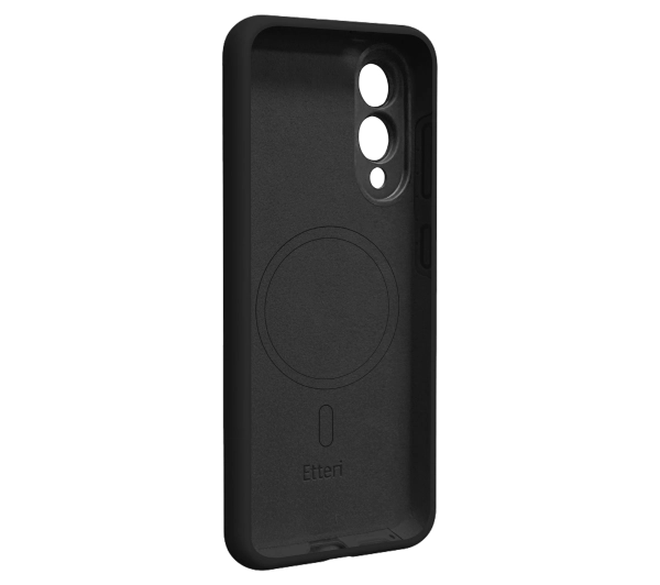 Etteri Silicone Mag Case do Galaxy S25 Edge Czarny - ⚡ EURO HIT CENOWY! ⚡