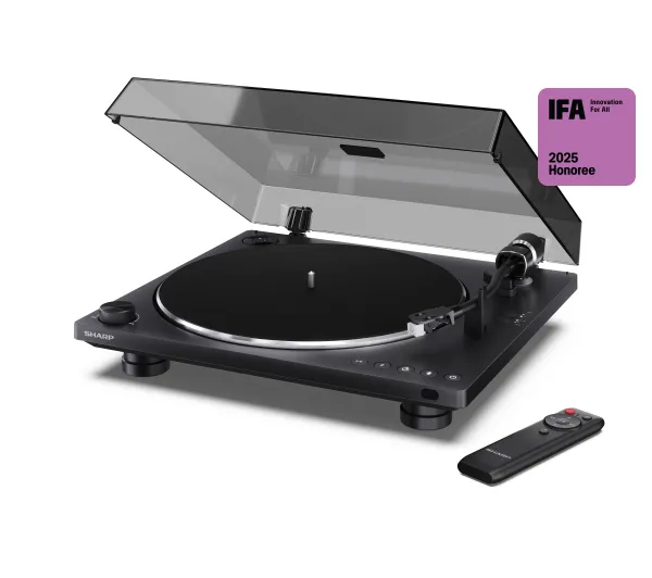 Sharp RP-TT100 Automatyczny Napęd paskowy Przedwzmacniacz Bluetooth Czarny