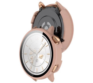 Bizon ze szkłem do OnePlus Watch 3 43 mm różowy