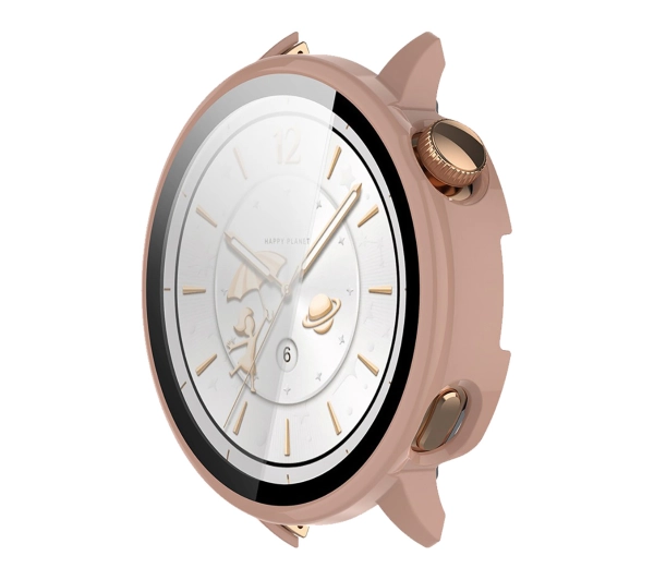 Bizon ze szkłem do OnePlus Watch 3 43 mm różowy