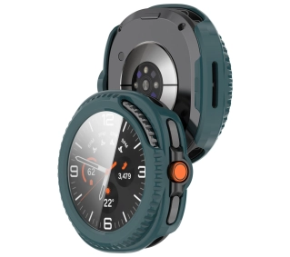 Bizon ze szkłem do Samsung Galaxy Watch 8 Classic 46 mm zielony