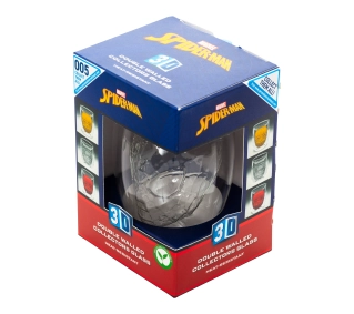 Pyramid 3D Double Walled Collectors Glass Spider-Man (Head)
