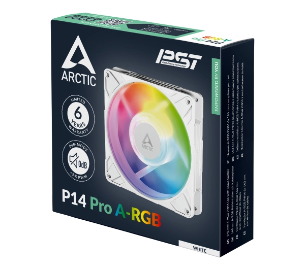 Arctic P14 Pro A-RGB PWM 140mm Biały