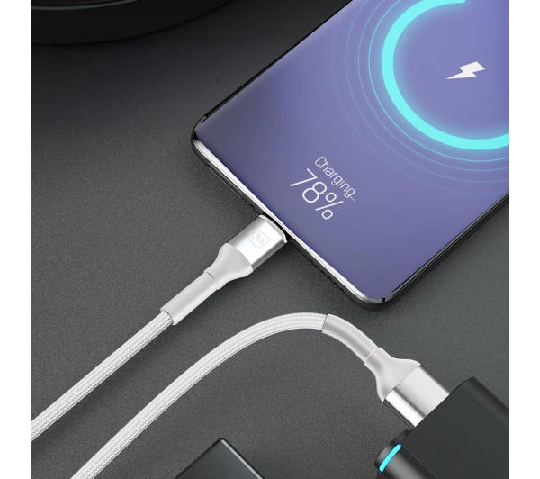 3mk Hyper Cable N-SERIES USB-A do microUSB 1m 5 V/2.4A 12W Biały