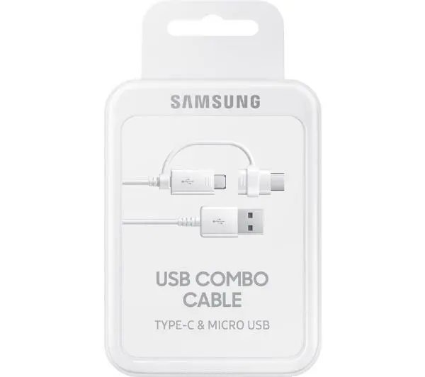 Samsung EP-DG930DW combo USB-C Micro USB Biały - ⚡ BESTSELLERY ⚡