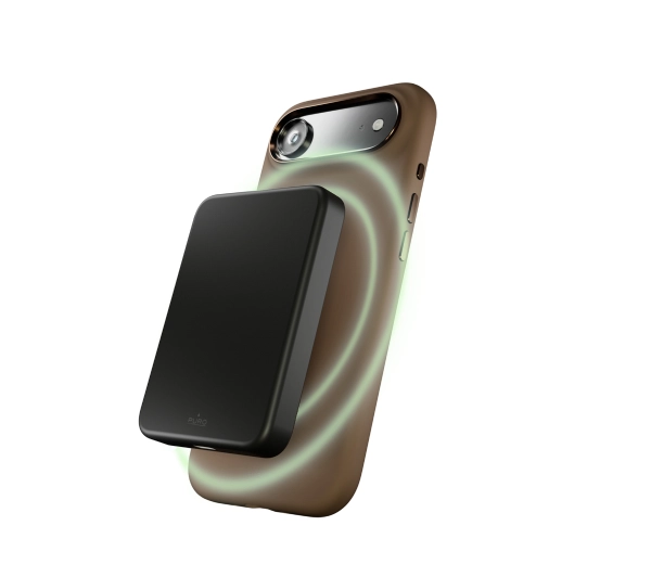 Puro Icon Mag do iPhone Air Brązowy