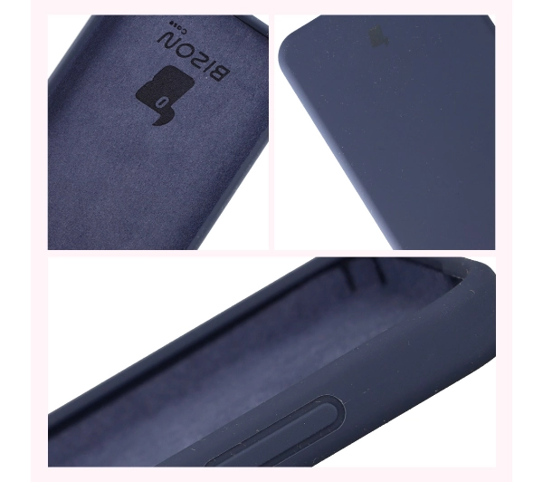 Bizon Silikonowe Soft do Samsung Galaxy S25 FE Granatowy