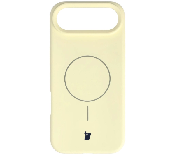 Bizon Silikonowe Soft  z MagSafe do Apple iPhone Air Jasnożółty