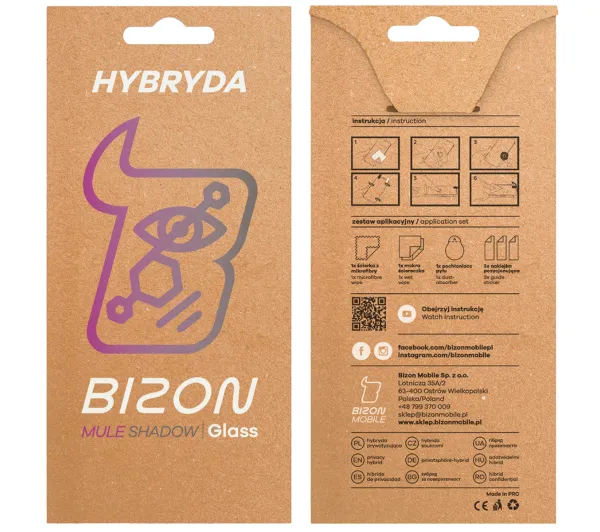 Bizon Prywatyzujące Mule Shadow do iPhone 16