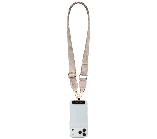 Guess Universal Crossbody 4G Tether Patch Różowy