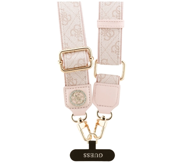 Guess Universal Crossbody 4G Tether Patch Różowy
