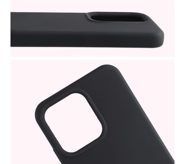 Bizon Silikonowe Soft do Oppo Reno14 Czarny