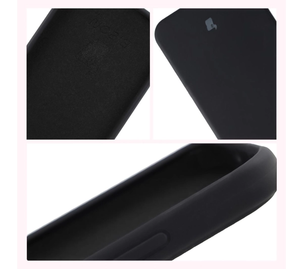 Bizon Silikonowe Soft do Oppo Reno14 Czarny