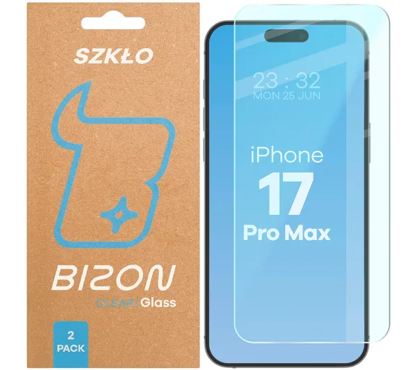 Bizon Clear Duo do iPhone 17 Pro Max