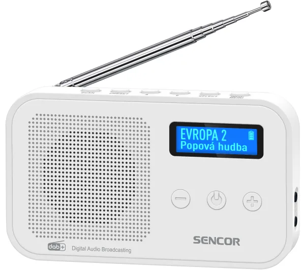 Sencor SRD 7200W Radio FM/DAB+ Biały