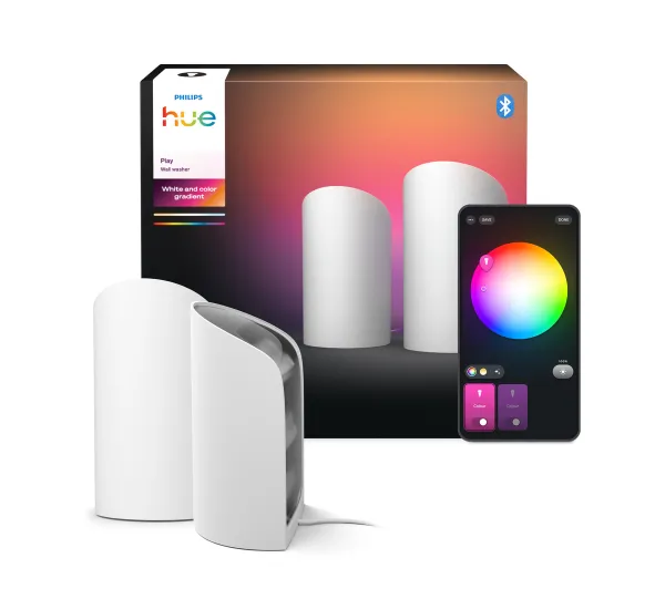 Inteligentne oświetlenie - Philips Hue Play do podświetlenia ściany Biały 2szt.