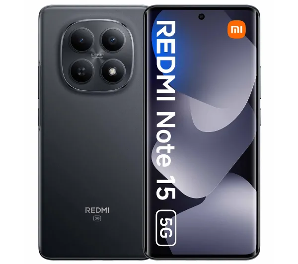 Xiaomi REDMI Note 15 5G 6/128GB Funkcje AI 6,77" 120Hz 108Mpix Czarny