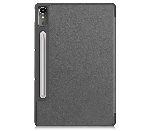 Bizon Case Tab Croc z klapką do Lenovo Tab P12 Szary