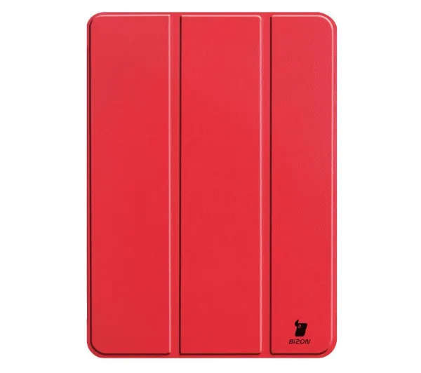 Bizon Case Tab Croc z klapką do iPad Pro 11" 2025 / 2024 Czerwony
