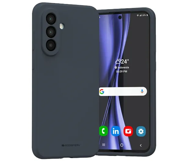 Mercury Silicone do Galaxy A36 Granatowy