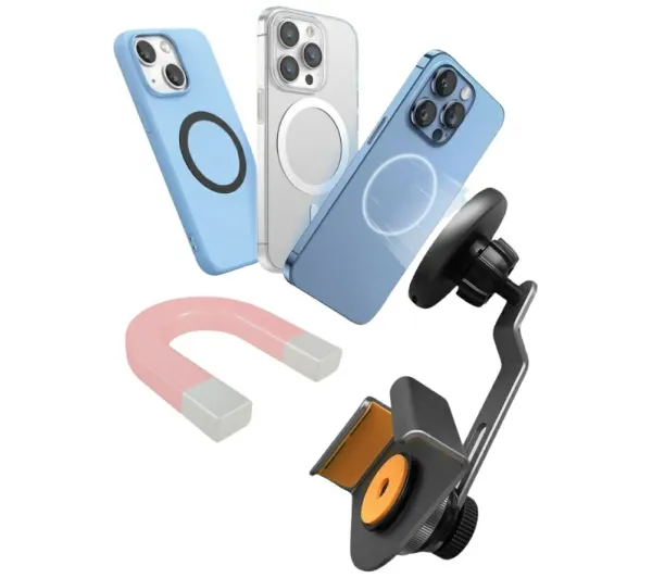 4smarts Screen Mount Qi2 Szary